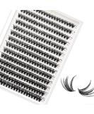 Bransfy False Eyelashes Clusters 280pcs DIY D Curl Individual Lash Extensions | Faux Mink Long Mixed Lash Clusters 9-16mm | 40D-0.07D - Buy Online on SooperMarket.com