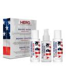 Billy Jealousy USA Hero Kit - Beard Wash Leave-In Control & Oil for Nourishing & Softening Facial Hair | International Shipping - Buy Online on SooperMarket.com