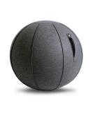 Vivora Luno Exercise Ball Chair, Felt, Standard Size (22 to 24 inches), for Home Offices, Balance Training, Yoga Ball Anthracite - Buy Online on SooperMarket.com