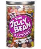 The Jelly Bean Factory Huge Flavours Jar 380 Grams - Jelly Beans - Sweets - Enjoy the 36 Natural Flavours - Gelatine Free - Fruit Flavours - Chewy Treats - Gift Box - Buy Online on SooperMarket.com