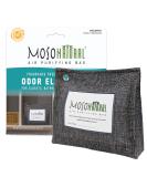 Moso Natural Air Purifying Bag 300g - Scent Free Odor Eliminator for Closets, Bathrooms, Laundry Rooms & Pet Areas - Premium Bamboo Charcoal Absorber - Freestanding Design - 1 Pack - Buy Online on SooperMarket.com