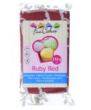 Funcakes Ruby Red Fondant 250g - Perfect for Cakes & Decorating | Buy Online Worldwide - Buy Online on SooperMarket.com