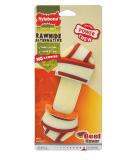 Nylabone Rawhide Alternative Knotted Bone - Beef Flavor for Large Dogs (up to 23 kg) | International Shipping Available - Buy Online on SooperMarket.com