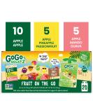 GoGo squeeZ Fruit on the Go Kids Snacks Variety Pack, 3.2 oz. (20 Pouches) - Apple Apple, Apple Pineapple Passion Fruit, Apple Mango Guava Flavors - Nut Free, Dairy Free, Gluten Free Snacks for Kids Tropical Variety Pack - Buy Online on SooperMarket.com