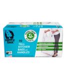 Plant Based - Hippo Sak Tall Kitchen Bags with Handles, 13 Gallon (90 Count) - Buy Online on SooperMarket.com