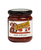 Tracklements Fresh Chilli Jam Sticky Sweet Spicy Flavours Ideal Condiment for Creamy Cheeses and Houmous or Pair with Meats Fish or Vegetables Gluten Vegetarian and Vegan Friendly 250g Jar - Buy Online on SooperMarket.com