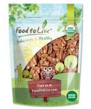 Organic Pecan Halves, 1.5 Pounds  Non-GMO, Kosher, Raw Pecan Nuts, Unsalted, Vegan, Kosher, Shelled, Sirtfood, Bulk. Good source of Calcium, and Zinc. Great for Pecan Pie, Salads, and Trail Mixes. 1.5 Pound (Pack of 1) - Buy Online on SooperMarket.com
