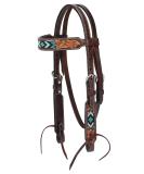 Turquoise Cross Beaded Pony Headband & Halter - Stylish & Unique E-commerce Gift - Buy Online on SooperMarket.com
