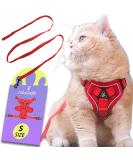 Buy Tikxlafe Adjustable Cat Dishes with Leash - 150 cm Polyester Cat Line Set for Kittens (Red Size S) - International Shipping Available - Buy Online on SooperMarket.com