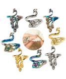 J.CARP 8 Pcs Adjustable Knitting Crochet Loop Ring  Braided Knitting Ring Yarn Guide Finger Holder for Mother Grandma Thanksgiving Presents 8pcs - Buy Online on SooperMarket.com