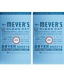 Mrs. Meyer s Clean Day Dryer Sheets Rainwater Scent 80 Ct. (2 Pack) Rain Water 80 count (Pack of 2) - Buy Online on SooperMarket.com
