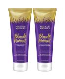 Not Your Mother's Blonde Moment Shampoo & Conditioner Set - 8 fl oz - Purple Formula for Blondes - Reduces Brass, Enhances Shine & Moisturizes Hair - 2-Pack - Buy Online on SooperMarket.com