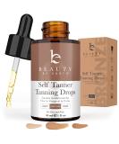 Face Self Tanner Drops - Medium Color Bronzer for Face - Add to Moisturizer for Natural Face Tan - Bronzing Drops - Buy Online on SooperMarket.com