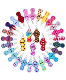 Chapstick Holder Keychain, Caffox 30Pcs Lip Balm Holder with Clip, Chapstick Lipstick Lipgloss Holder Bulk for Lanyards, Keychain - Buy Online on SooperMarket.com