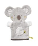 Fehn 064186 Koala Wash Glove Facecloth with Animal Motif for Happy Bathing Fun for Babies and Children from Newborns Upwards - Buy Online on SooperMarket.com
