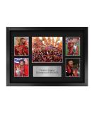 HWC Trading A3 Framed Liverpool Premier League Champion 2019/2020 Signed Autograph Print - Perfect Gift for Fans - Buy Online on SooperMarket.com