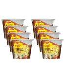 Maggi 5 minutes Terrine Spaghetti in cheese cream sauce delicious ready meal instant pasta with spicy bacon & parmesan 8 Pack (8 x 62g) in cheese cream sauce 62 g (8 Pack) - Buy Online on SooperMarket.com