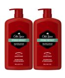 Old Spice Pure Sport 2in1 Shampoo and Conditioner for Men, Twin Pack, Lemon, 58.4 Fl Oz - Buy Online on SooperMarket.com
