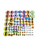 Julie Wang Glass Dragon Eye Cabochons - 180PCS Assorted Sizes for Doll Making & Jewelry Settings - Buy Online on SooperMarket.com