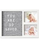 Felt Letter Board Baby Keepsake - Gender Reveal Gift - Ultrasound Picture Frame - Buy Online on SooperMarket.com