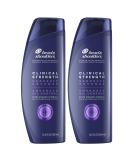 Head & Shoulders Clinical Strength Dandruff Shampoo Twin Pack, Advanced Oil Control with Refreshing Citrus, 13.5 Oz Each - Buy Online on SooperMarket.com