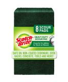 Scotch-Brite Scour Pads, Heavy Duty Scouring Pads for Cleaning Kitchen and Household, multipurpose Scour Pads, 8 Scouring Pads 8 Pads Standard - Buy Online on SooperMarket.com