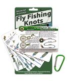 ReferenceReady Fly Fishing Knot Cards - Waterproof Guide to 14 Essential Fly Fishing Knots - Includes Mini Carabiner - Buy Online on SooperMarket.com