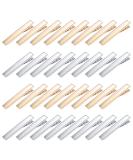 160 pieces metal hair clips crocodile alligator hair clips 45 mm hair curls separation clips hairdresser clips hair clips hair single teeth clips clinging for women grinds -silver/gold - Buy Online on SooperMarket.com