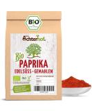 Organic paprika grinded (500g) |Noble-sweet paprika powder mild picant and aromatic |For hearty dishesfrom the Achterhof 500 g (1 Pack) - Buy Online on SooperMarket.com