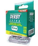Derby Extra Double Edge Safety Razor Blades Silver 100 Count (Pack of 1) Package May Vary - Buy Online on SooperMarket.com