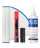 CHAMPKEY Deluxe Grip Repair Kits for Regripping Golf Clubs - Hook Knife,2" x 10" Professional Tape,5 oz Solvent,Clean Cloth and Rubber Vise Clamp (All Repair Kits) - Buy Online on SooperMarket.com