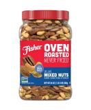 Fisher Snack Oven Roasted Never Fried Deluxe Mixed Nuts - 24 Ounces - Buy Online on SooperMarket.com