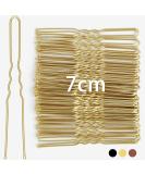Mbsomnus 7cm Hair Pins for Buns 50pcs Bobby Pins Blonde U Shaped Hair Pins for Women Girls Hair Grips for Thick Hair Hair Styling Accessories for Wedding Salon Home Use (Gold 2.76 Inch) 50pcs Gold - Buy Online on SooperMarket.com