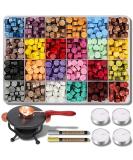 YIPLED Sealing Wax Kit  728 Pcs Wax Seal Stamp Kit with 24 Color Wax Seal Beads  2 Pens  Wax Seal Warmer  Wax Stamp Spoon and Candles for Gift & Envelope Sealing  Wedding Invitation 728P - Buy Online on SooperMarket.com