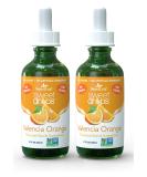 SweetLeaf Liquid Stevia Valencia Orange 2 fl oz (Pack of 2) - Set of 2 Bottles - Buy Online on SooperMarket.com