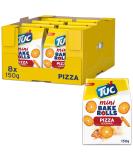 TUC Mini Bake Rolls Pizza 8 x 150g | Crispy Bread Chips | Large Pack Snacks for International Shipping - Buy Online on SooperMarket.com