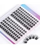 LANKIZ DIY Wispy Lash Clusters Individual Extensions 120 Clusters C+ D Mix Curl - Soft Lightweight 10-16mm Wide Band Mix Style Cluster Lashes | Home Use - Buy Online on SooperMarket.com