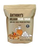 Anthony's Belgian Pearl Sugar, 1.5 lb, Batch Tested and Verified Gluten Free, Medium Sized Pearls 1.5 Pound (Pack of 1) - Buy Online on SooperMarket.com