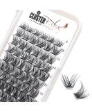 Veleasha 72pcs DIY D Curl Lash Clusters | Volume & Natural Look Individual Lashes | 8-16mm Mix Length False Eyelashes for Home Extensions - Buy Online on SooperMarket.com