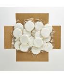 50-Pack Nut-Free White Iced Smiley Cookie Sugar Cookies - Nut-Free Handmade Treats - Buy Online on SooperMarket.com