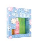 W7 Skin Refresh Essential Gift Set - Moisturiser Cleansing Gel Toner and Serum - Natural Skin Care Kit for Beautiful Skin - Buy Online on SooperMarket.com