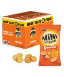 Mini Cheddars Snacks Bulk - Mega Value Box of 48 x 23g Original Cheddar Biscuits Baked with Real Cheese. Bar Snacks for Home Pub Birthday Party Food or Lunchbox Snacks with Topline Card. - Buy Online on SooperMarket.com