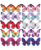 inSowni 20 Pack Multi Colors Butterfly Alligator Hair Clips Barrettes - Wedding Accessories for Women, Girls, Kids - Buy Online on SooperMarket.com