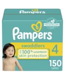 Diapers Size 4, 150 Count - Pampers Swaddlers Disposable Baby Diapers, (Packaging May Vary) ONE Month Supply (Size 4) Size 4 (150 Count) - Buy Online on SooperMarket.com