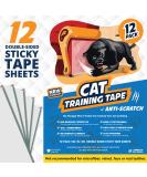 Panther Armor Cat Scratch Deterrent Tape  Double Sided Anti Scratching Sticky Tape Cat Furniture Protector  Cat Training Tape - Corner Couch Protector for Cats - Cat Scratch Furniture Protector 12-Pack - Buy Online on SooperMarket.com