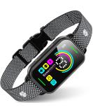 DINJOO Rechargeable Smart Bark Collar for Dogs - Adjustable Sensitivity Training Collar with Beep, Vibration, and Shock for Anti-Barking - Suitable for Large, Medium, Small Breeds - Black - Buy Online on SooperMarket.com
