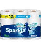 Sparkle Pick-A-Size Paper Towels, 6 Double Rolls  12 Regular Rolls - Buy Online on SooperMarket.com