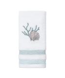 Avanti Linens Coastal Terrazo White Cotton Fingertip Towel - Soft & Absorbent - Buy Online on SooperMarket.com
