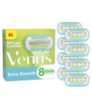 Buy Gillette Venus Extra Smooth Razor Blades - 8 Replacement Blades for Women's Razors | International Shipping Available - Buy Online on SooperMarket.com