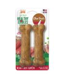 Nylabone Healthy Edibles All-Natural Beef Dog Chew Treats 2 Count - Medium/Wolf Size - Buy Online on SooperMarket.com